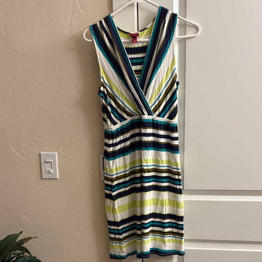 Merona Multicolor Striped Midi Dress